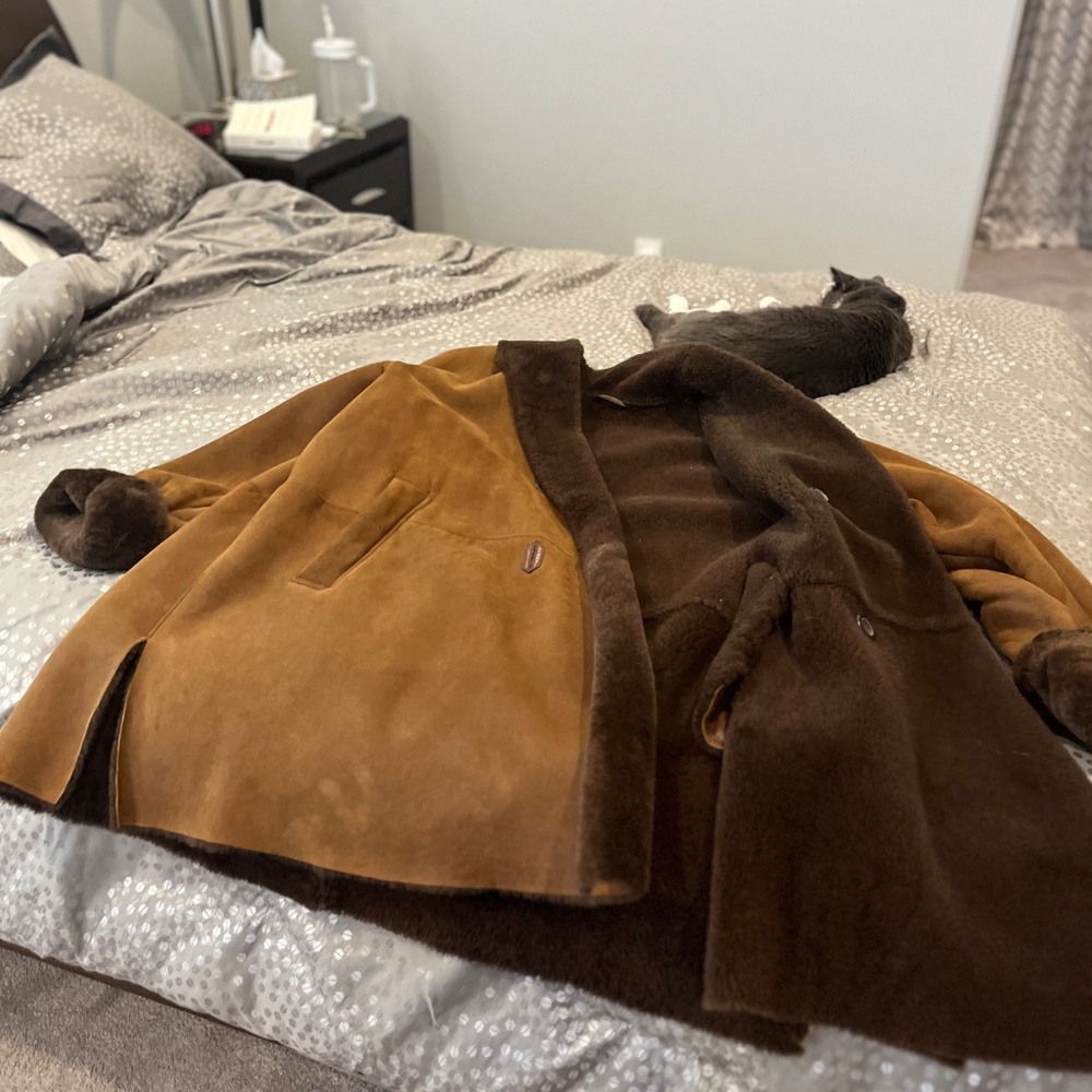 Shearling coat - Picture 2 of 6